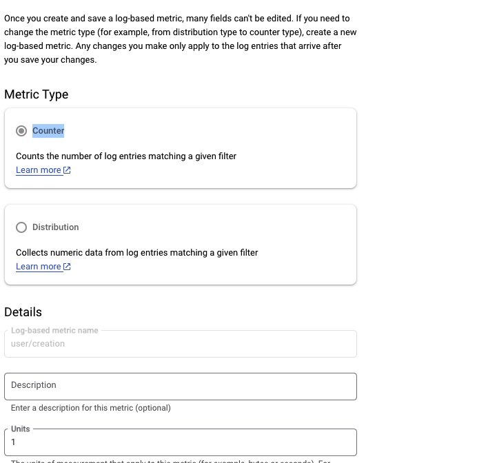 Configure Matrix Details